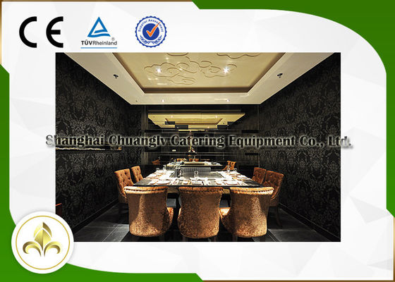 Beli Meja Panggangan Teppanyaki Stainless Steel 304, Panggangan Restoran Jepang Di Meja pembuatan online