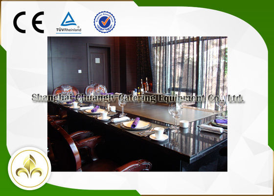 Buy Commercial / Residential Teppanyaki Grills Table With Exhaust & Purifier System online manufacture