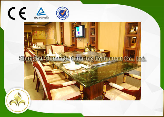 Buy 8  Seat Japanese Teppanyaki Grill Table Rice / Noodle Countertop Hibachi Grill online manufacture