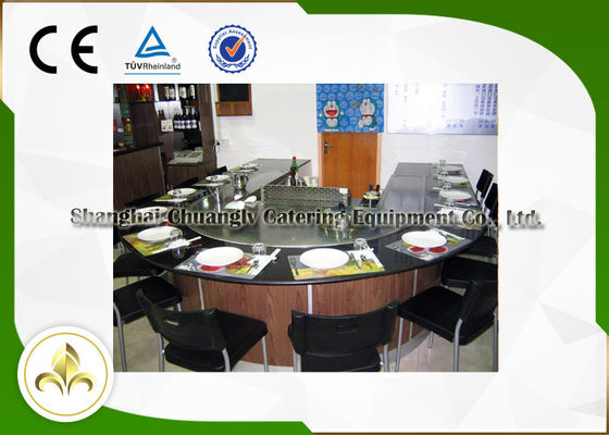 Buy Induction / Electric Teppanyaki Grill , Table Top Griddle Electric Commercial Grill online manufacture