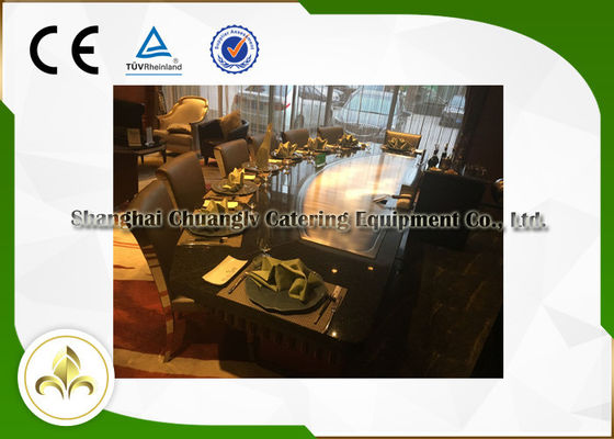 acheter Le restaurant Teppanyaki d'intérieur grillent la capacité de Seat du gaz 10 pour le poulet de mouton de boeuf fabrication en ligne