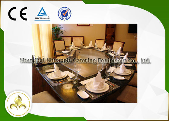 Buy Food Plazza / Buffet Car Electric Tabletop Grill Japanese Cooking Table online manufacture