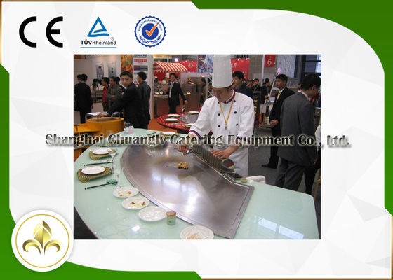 Αγορά Σχάρα Teppanyaki αερίου πρόβειων κρεάτων βόειου κρέατος, εμπορικά πιάτα ταψακιών για τη ΣΧΑΡΑ αερίου ηλεκτρονική κατασκευή
