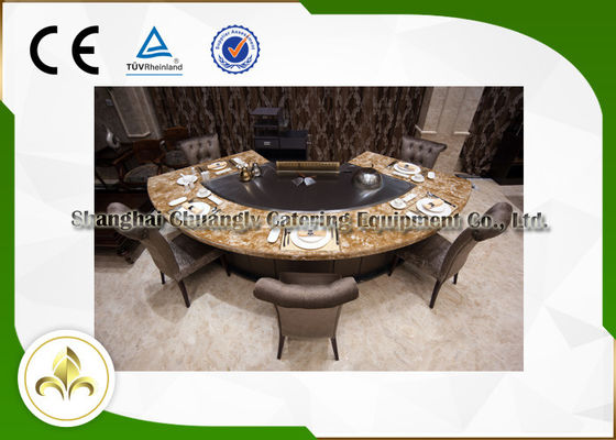 Buy Commercial Electric / Gas Teppanyaki Grill Customized With Fume Precipitator online manufacture