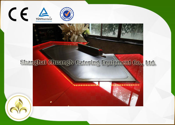 kaufen 11-Sitze- japanische Teppanyaki-Grill-Tabelle, japanisches Restaurant-Grill-Tabelle mit Belüftung Online-Herstellung