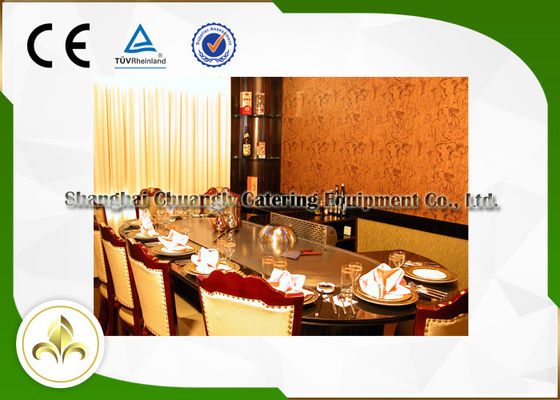 Buy 10 Seat Oval Indoor Teppanyaki Grill Table Japanese Griddle Basic Configuration online manufacture