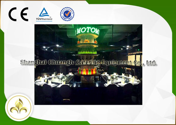 Buy Semi Circle Gas Teppanyaki Grill Restaurant Stainless Steel 304 / Alloy Steel Material online manufacture