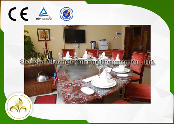 Buy Restaurant Commercial Hibachi Grill Teppanyaki Stove Top With Air Extractor online manufacture