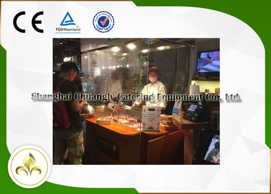 Beli Food Plaza / Prasmanan Mobil Mobile Teppanyaki Grill Table Electric Hibachi Cooktop pembuatan online