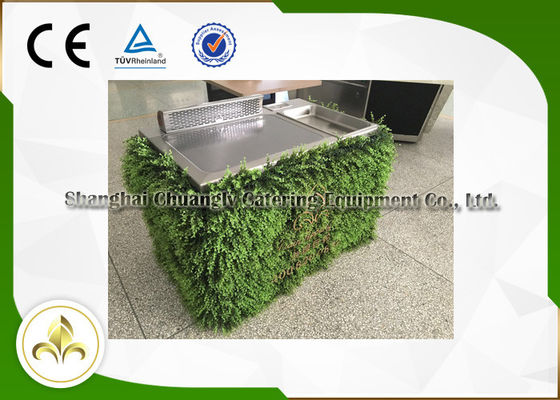 Buy Mobile Hibachi Grill Equipment Table Top Griddle CE ISO9001 Certification online manufacture