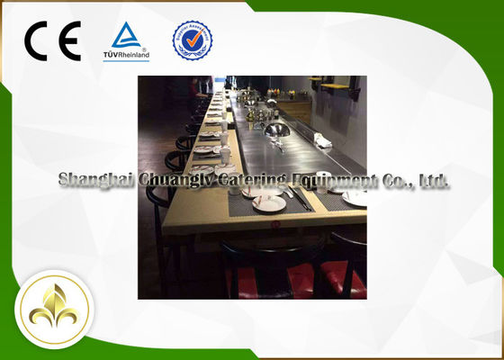 comprare Griglia pranzante giapponese sicura di tre stufe della Tabella all'aperto rettangolare di Hibachi fabbricazione online