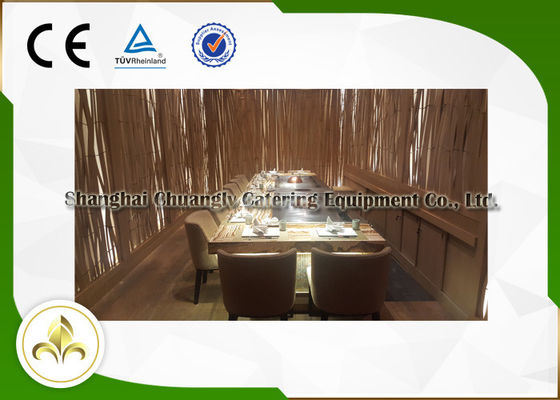 Mua Bếp nướng Teppanyaki ngoài trời chuyên nghiệp Hiệu suất cao Với Bếp đôi sản xuất trực tuyến