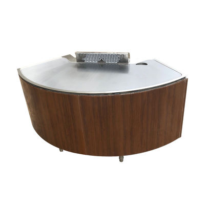 Buy Commercial Restaurant Japanese Fan Shape Outdoor Grill Equipment Teppanyaki Table online manufacture