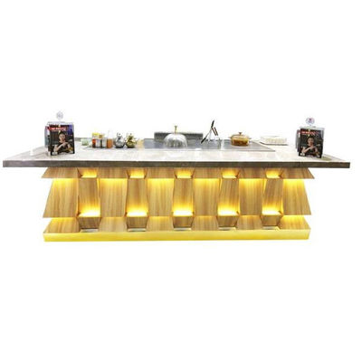 Mua Bàn nướng Teppanyaki đa chức năng hình chữ nhật Hệ thống sưởi điện từ 15KW sản xuất trực tuyến