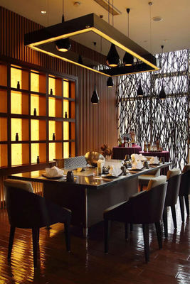 comprar acero inoxidable de cocinar japonés móvil de la tabla de 1200m m Hibachi para el anuncio publicitario Fabricación en línea