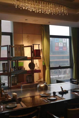 comprare Rettangolo dell'interno elettrico della Tabella della griglia di Teppanyaki con 7-10 sedili fabbricazione online