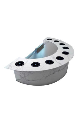 comprar Parrilla de acero inoxidable de la barbacoa de la placa del hierro de la tabla de Hibachi del restaurante japonés Fabricación en línea