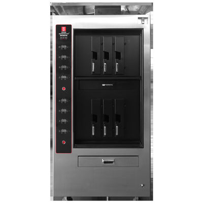 comprar Conversión de frecuencia elegante de acero inoxidable plateada/negra de la máquina de la parrilla de los pescados Fabricación en línea