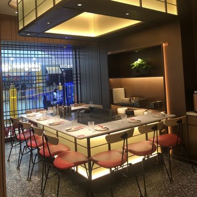 Beli Mesin Pemanggang Barbekyu Stainless Steel Mewah Meja Panggangan Teppanyaki pembuatan online