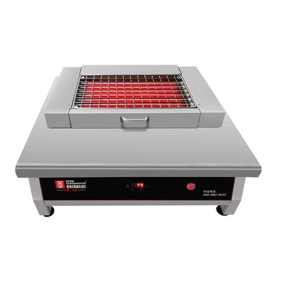 kopen 6kw Grill van de roestvrij staal de Elektrische Barbecue Rookloos voor Restaurant online vervaardiging