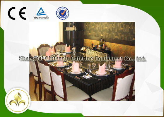Buy Electromagnetic Heating Rectangle Teppanyaki Grill Table With Seven Seats online manufacture