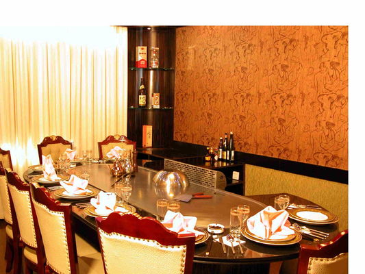 Beli Pipa Gas Alam Bentuk Oval Teppanyaki Grill Meja Sepuluh Kursi pembuatan online