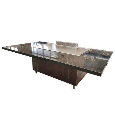 ซื้อ เตาย่าง Hibachi เชิงพาณิชย์ขนาดเล็กบนโต๊ะหินอ่อนสำหรับห้องครัวกลางแจ้ง การผลิตออนไลน์
