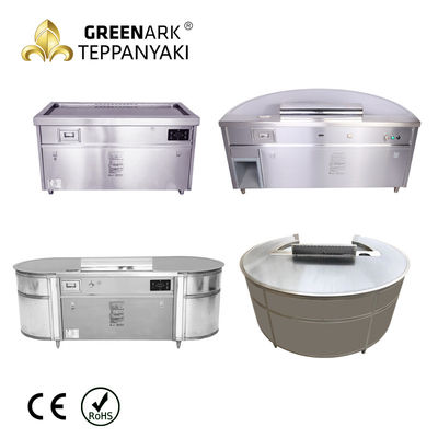 kaufen Kundengebundene Grill-Tabelle Rechteck Teppanyaki Hibachi, Gas-Grill-Kontaktgrill Online-Herstellung
