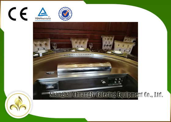 Buy 8 Seats Teppanyaki Bbq Grill with Stainless Steel and Alloy Steel Material online manufacture