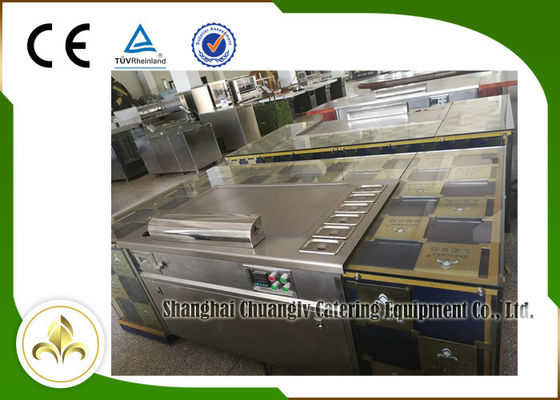 acheter 10 sièges Electromagnatic ou forme japonaise de rectangle de Tableau de gril de Teppanyaki de chauffage par induction fabrication en ligne