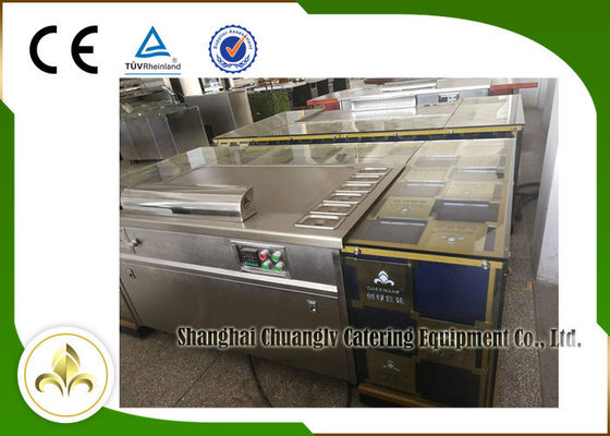 Mua 10 chỗ ngồi hình chữ nhật trên hoặc dưới xả bàn nướng Teppanyaki Nhật Bản sản xuất trực tuyến