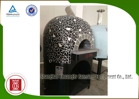 Buy Italy Type Napoli Pizza Oven Natural Lava Rock Gas Heating , Black or Red Ceramic Tiles online manufacture