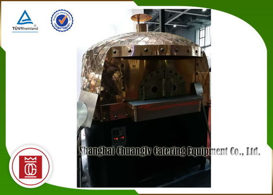 ซื้อ เตาอบพิซซ่าไฟฟ้าอิตาลีทองแดงชุบ Napoli Lava Rock สำหรับร้านอาหาร การผลิตออนไลน์