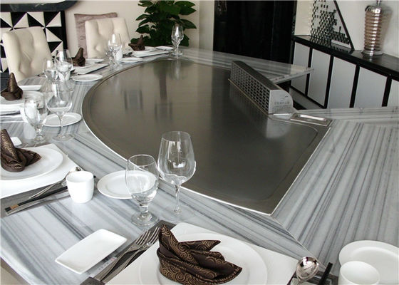 acheter Rectangle adapté aux besoins du client de Tableau de gril de Teppanyaki, cercle, forme de demi-cercle fabrication en ligne