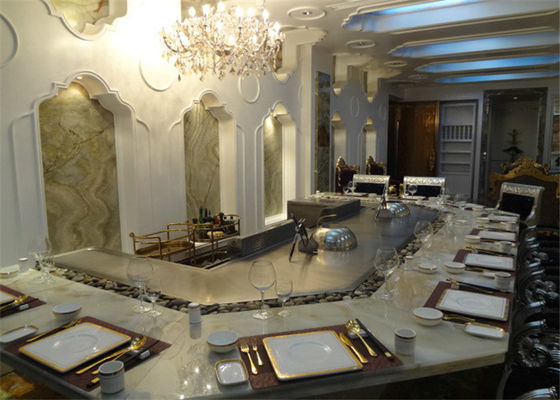 acheter Tableau de gril d'alliage et d'acier inoxydable Teppanyaki pour la voiture de buffet fabrication en ligne