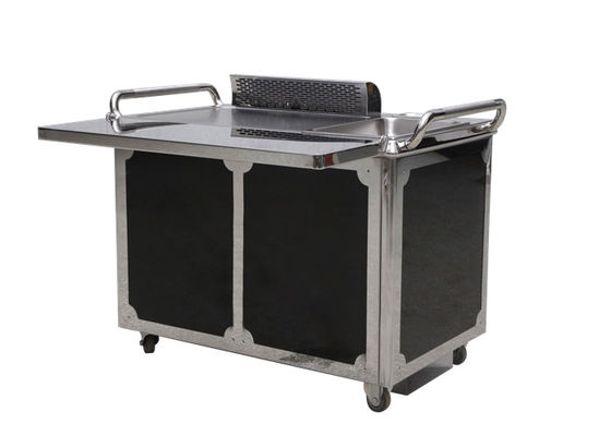 kopen GREENARK Zwarte mobiele teppanyaki grill tafel - elektrisch element verwarming online vervaardiging