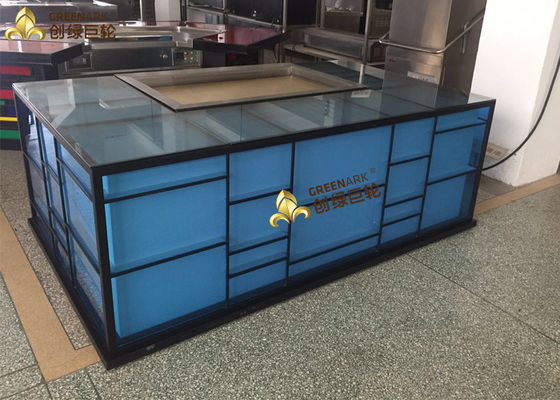 Buy 1200mm Electric Heating Japanese Teppanyaki Grill Table For Hotel / Restaurant online manufacture