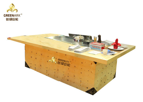 kopen Gouden Kleureninductie het Verwarmen de Grilllijst 2400mm van Rechthoekteppanyaki Lengte online vervaardiging