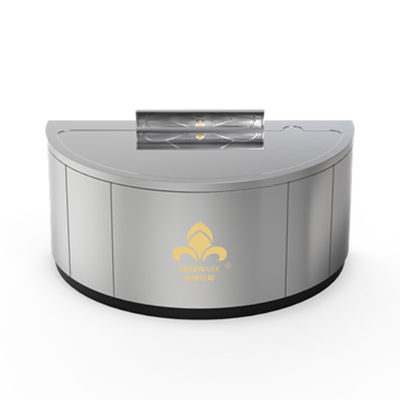 comprare Tavolo di griglia Teppanyaki semicerchio può essere personalizzato in dimensioni e metodo di scarico di fumo (secondo le esigenze) grigliahibachi fabbricazione online