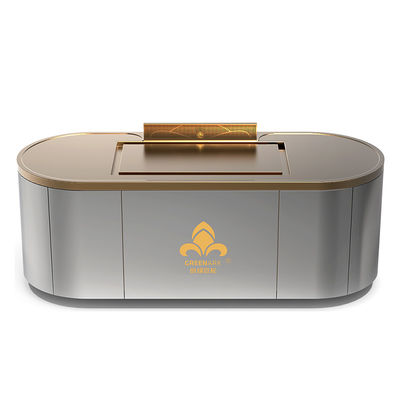 comprar Tabela de Teppanyaki de cobre oval 2200mm aquecimento elétrico personalizável Fabricação em linha