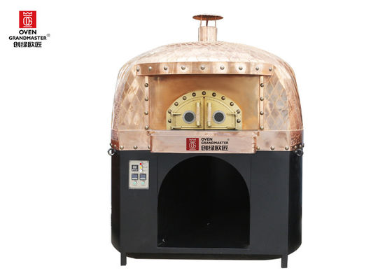 Buy Stainless Stell Italy Pizza Oven Gas Heating Natural Lava Rock Interior Material online manufacture