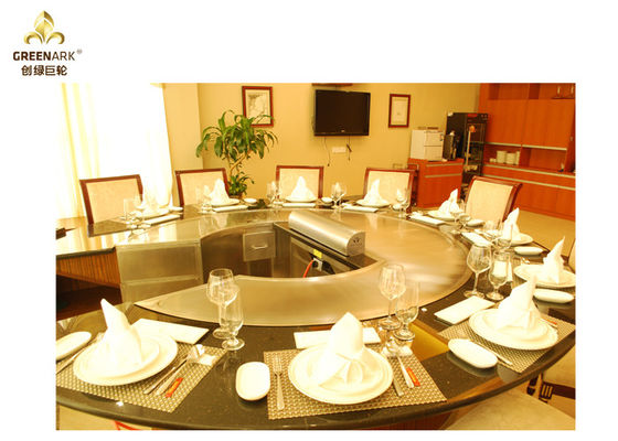 Buy 12 Seat Induction / Electric Hibachi Grill Table  High Efficiency With Air Extractor online manufacture