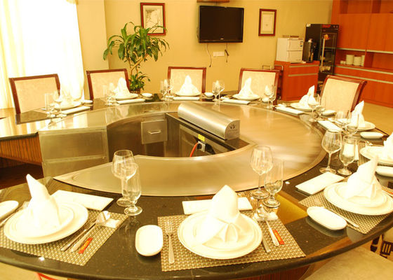 Buy 10 Seats GREENARK  Teppanyaki Grill Cooktop For Rice Noodle Beef Mutton whatever you want online manufacture