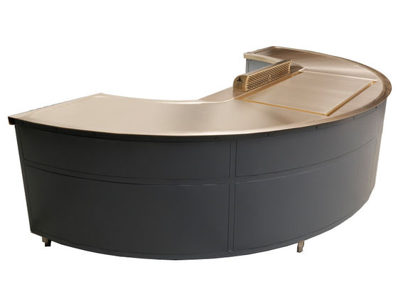 Buy Semi Circle Teppanyaki Grill Table Customized Pure Copper Gas Heating online manufacture