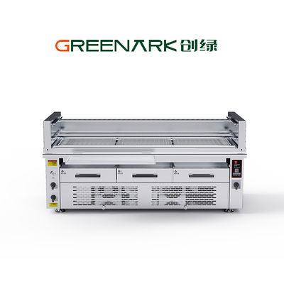 ซื้อ เตาย่างบาร์บีคิวไฟฟ้าเชิงพาณิชย์ 800°C ความร้อนสูง 3 โซน การผลิตออนไลน์