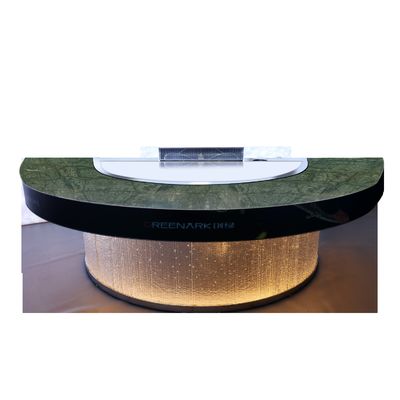 شراء Custom Teppanyaki Grill Table 1300x1000mm 8000W Electric/Gas التصنيع عبر الإنترنت