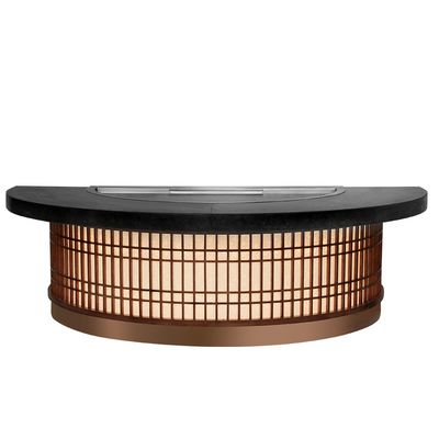Buy Semi-Circular Teppanyaki Grill Table 1300x1000x800mm 8000W online manufacture