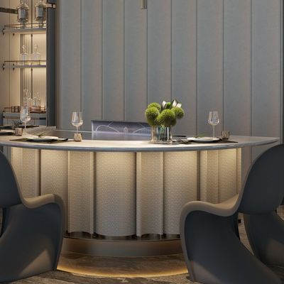 주문 Customizable Teppanyaki Grill Table with 600*440mm Heating Area and 1300x1000x800/1700x1000x800 Size for Electric/Gas/Induction Power 온라인 제조