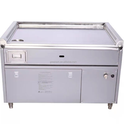 kupować Rectangular Teppanyaki Grill Table with 20mm Thick Heating Plate and 600x400mm Cook Area produkcja online