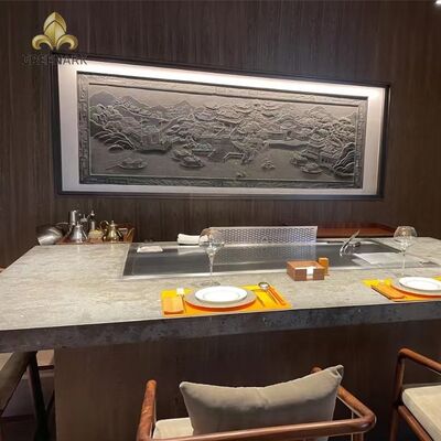 comprar Mesa de Grelha Teppanyaki de 5KW com garantia de 1 ano para restaurantes e hotéis Fabricação em linha